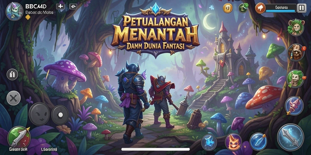 Tampilan gameplay BBCA4D yang seru dan menantang.