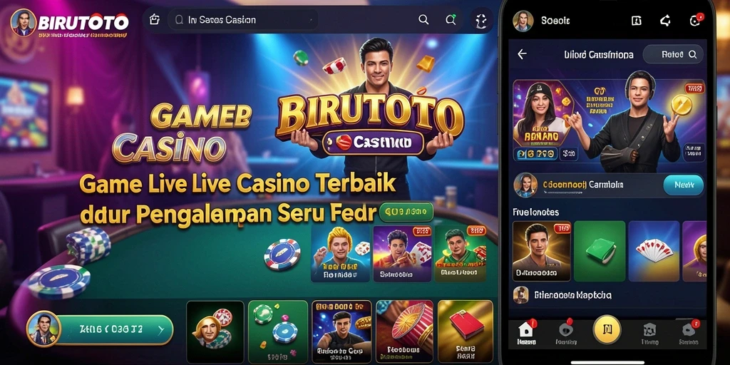 Gameplay seru di BIRUTOTO dengan dealer langsung.