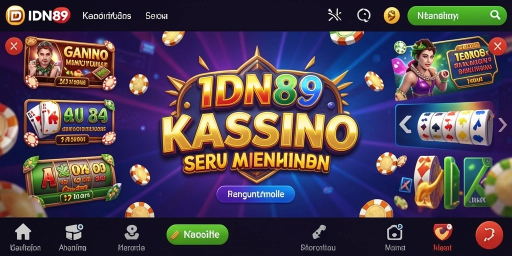 Tampilan gameplay kasino IDN89 yang menarik dan interaktif.