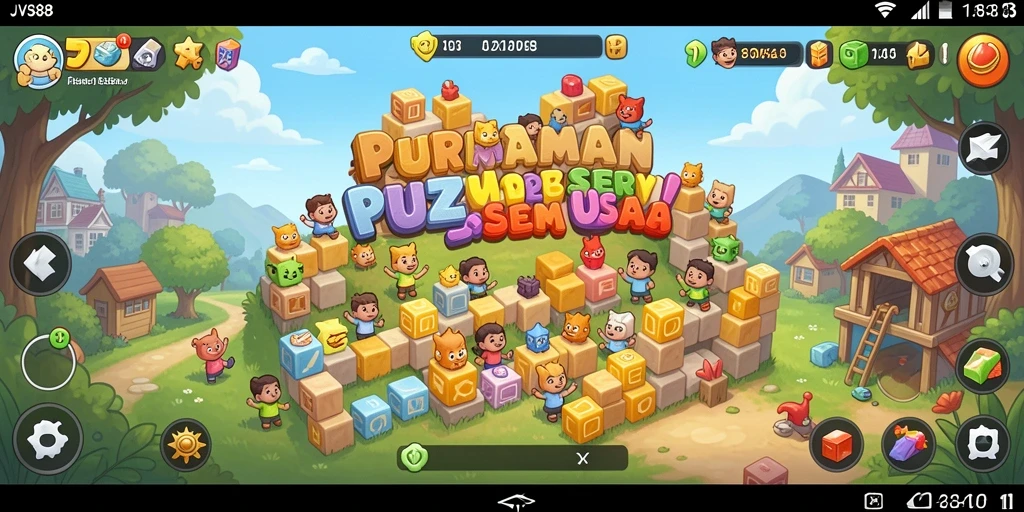 Tampilan gameplay JVS88 yang menarik dan penuh warna.