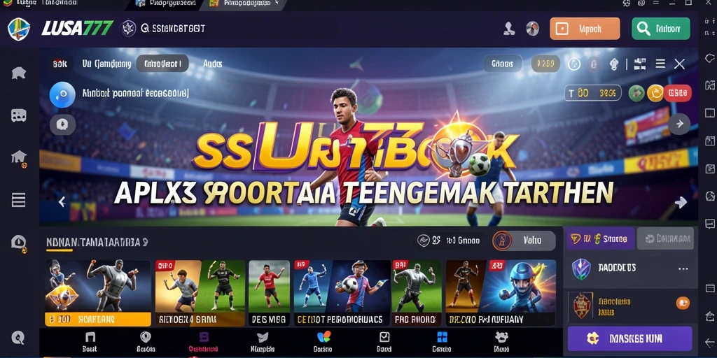 Tampilan menarik dari LUSA777 saat taruhan olahraga berlangsung.