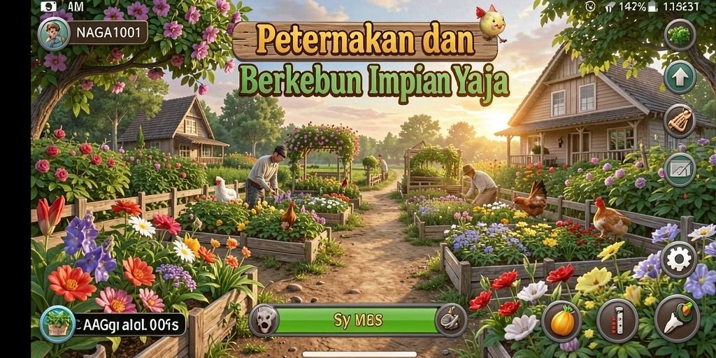 Tampilan gameplay NAGA1001 yang menawan dan penuh warna.