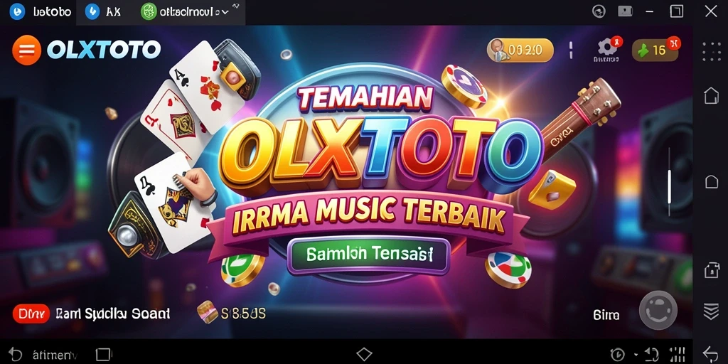 Tampilan gameplay OLXTOTO dengan alat musik virtual yang menarik.