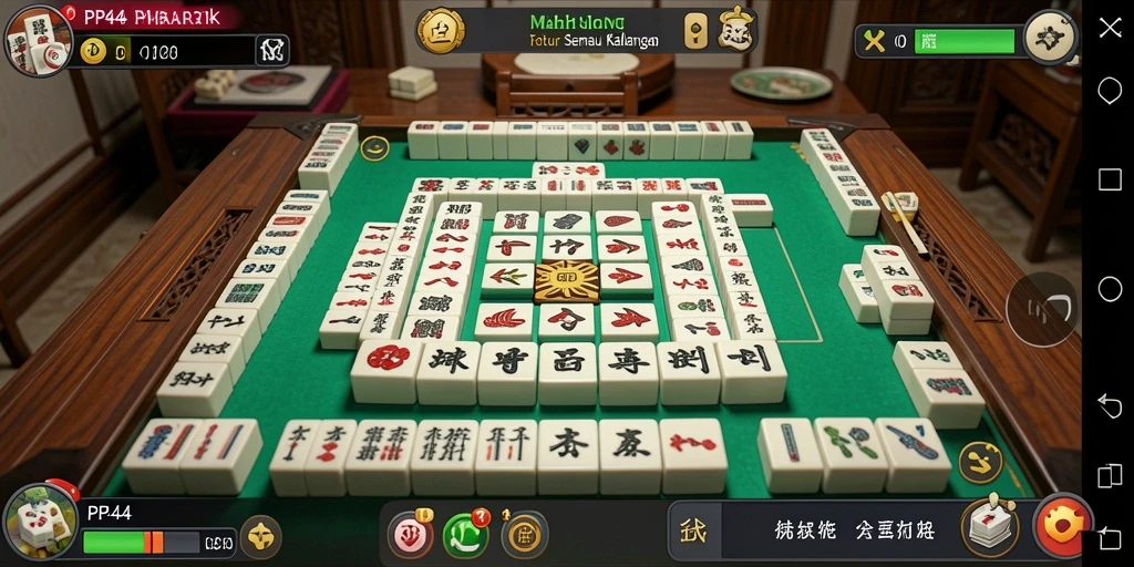 Tampilan gameplay Mahjong yang seru dan menarik di PP444.