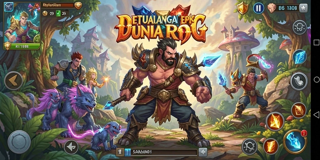 Gameplay menarik dari RI188 dalam pertempuran RPG.