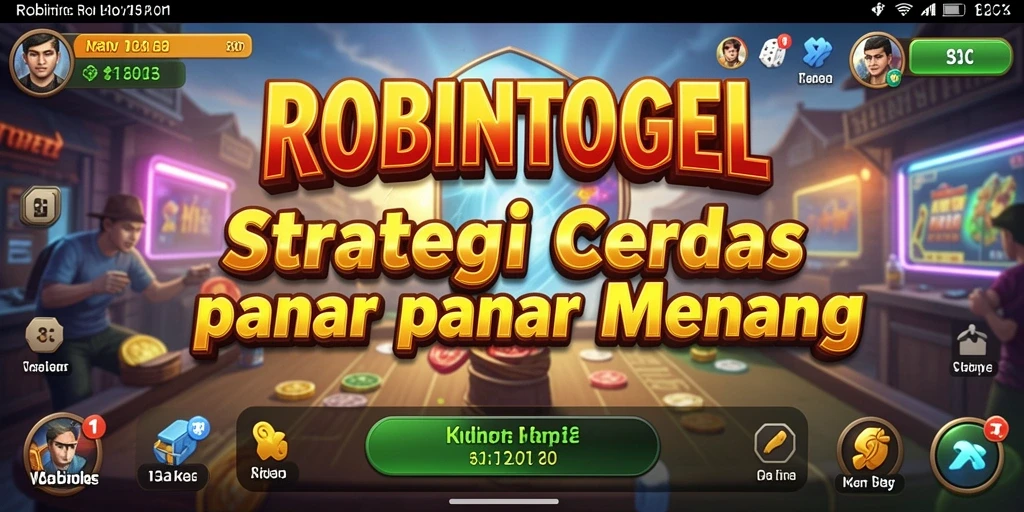 Screenshot gameplay ROBINTOGEL yang menampilkan strategi cerdas.