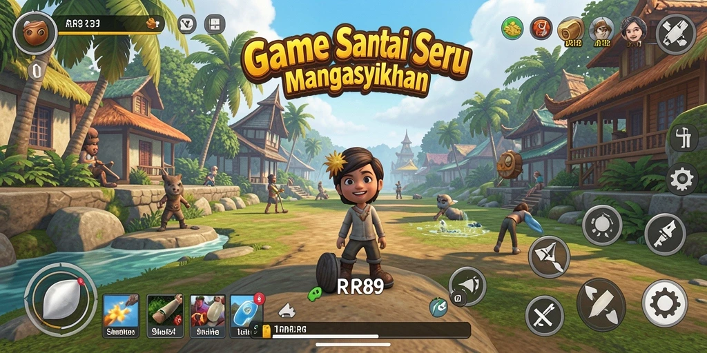 Screenshot gameplay RR89 menampilkan aksi seru dalam permainan Casual.